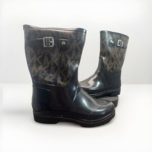 Michael Kors MK Rain boots- Woman’s Size 9 Mid-Calf Rainboot